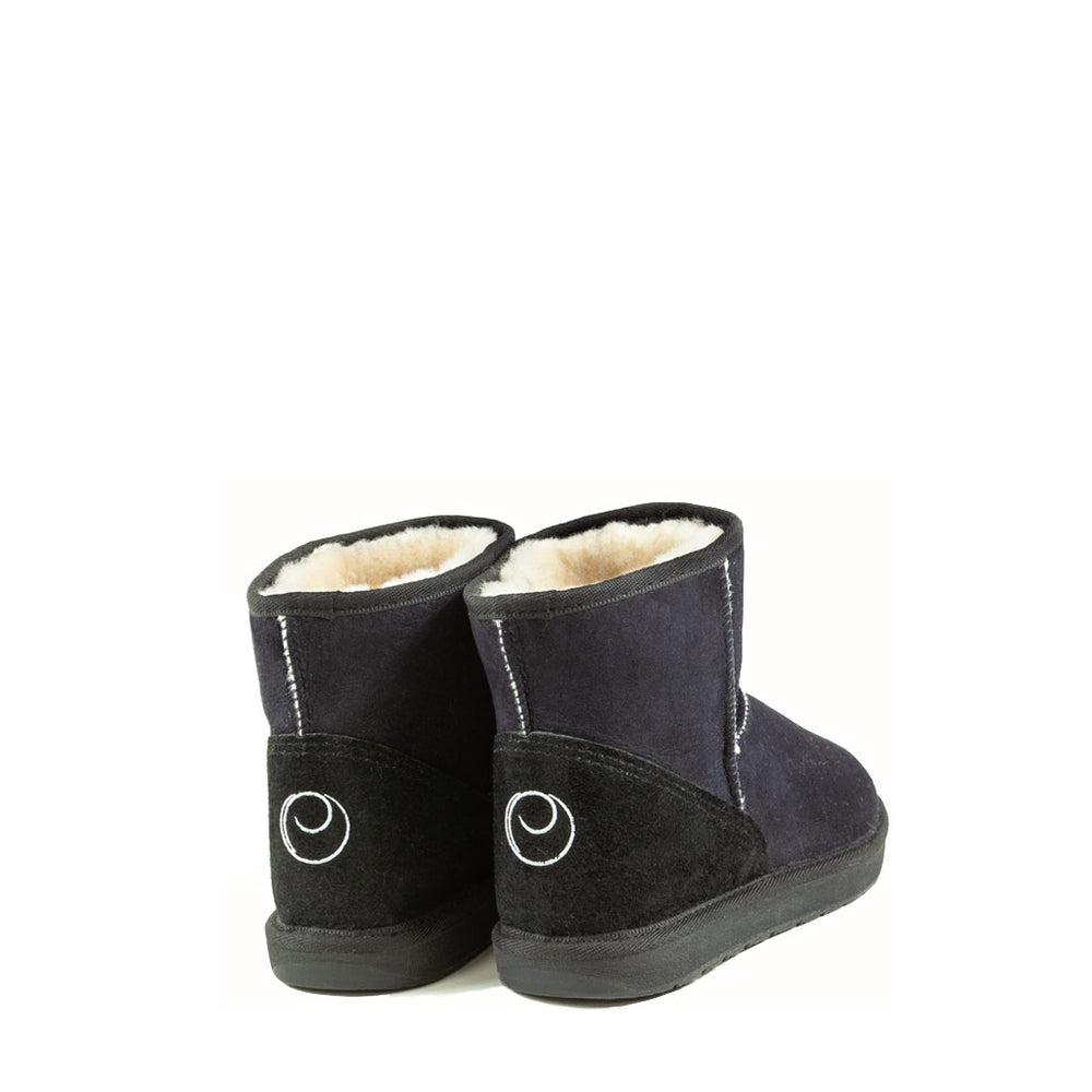 
            
                Load image into Gallery viewer, ICON MINI BLACK BACK- PURE OZ AUSTRALIAN MADE SHEEPSKIN UGG BOOTS
            
        