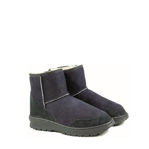 WANDER MINI BLACK PAIR - PURE OZ AUSTRALIAN MADE SHEEPSKIN UGG BOOT